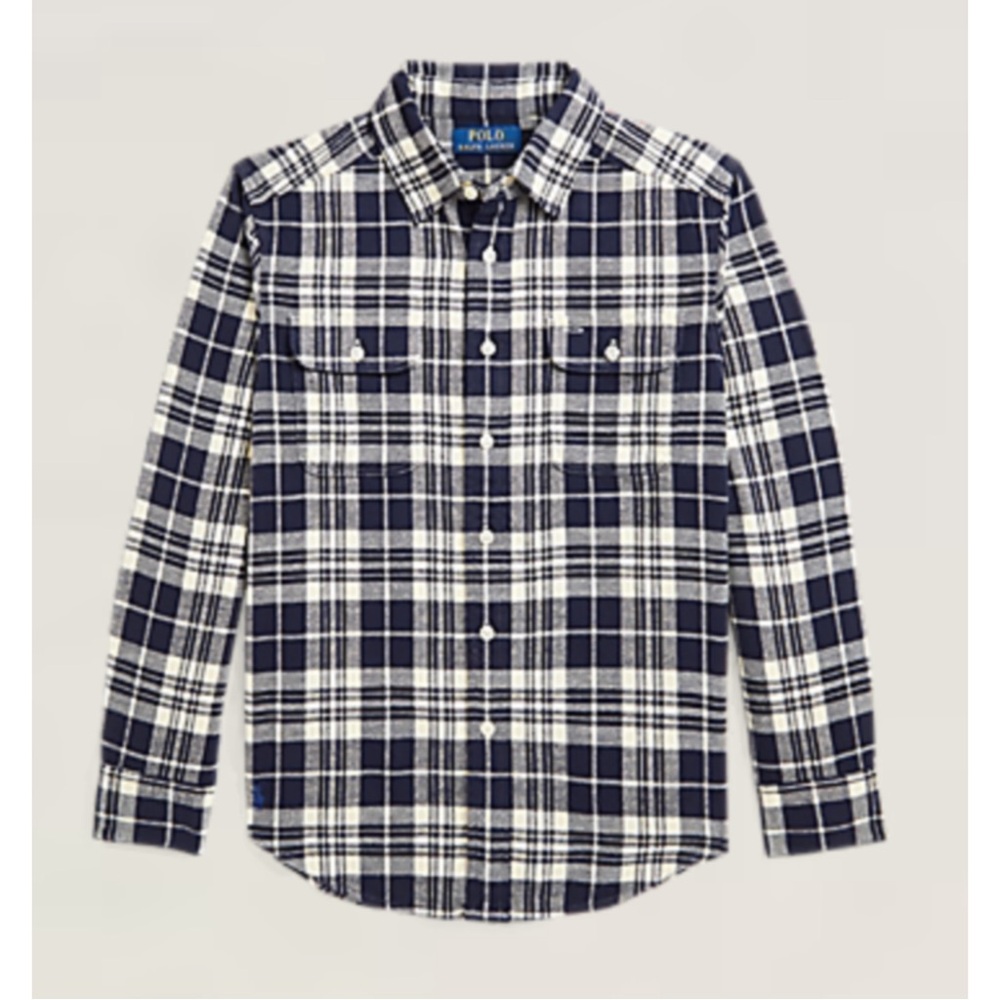 Polo Ralph Lauren ~Boys' Flannel Workshirt (NWT)
